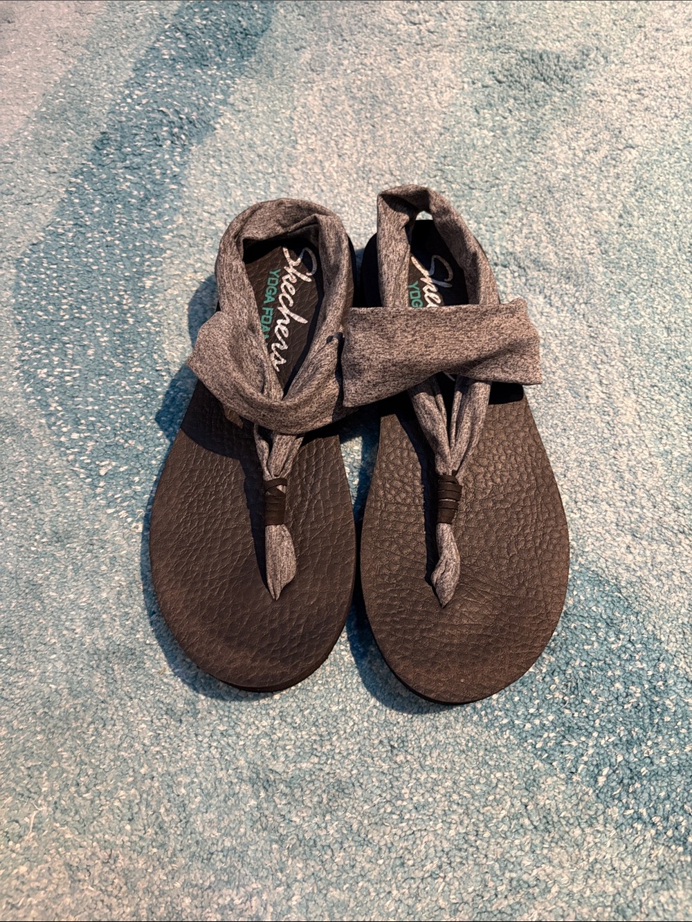 Skechers Yoga Foam Sling Dandals, Sz 9?